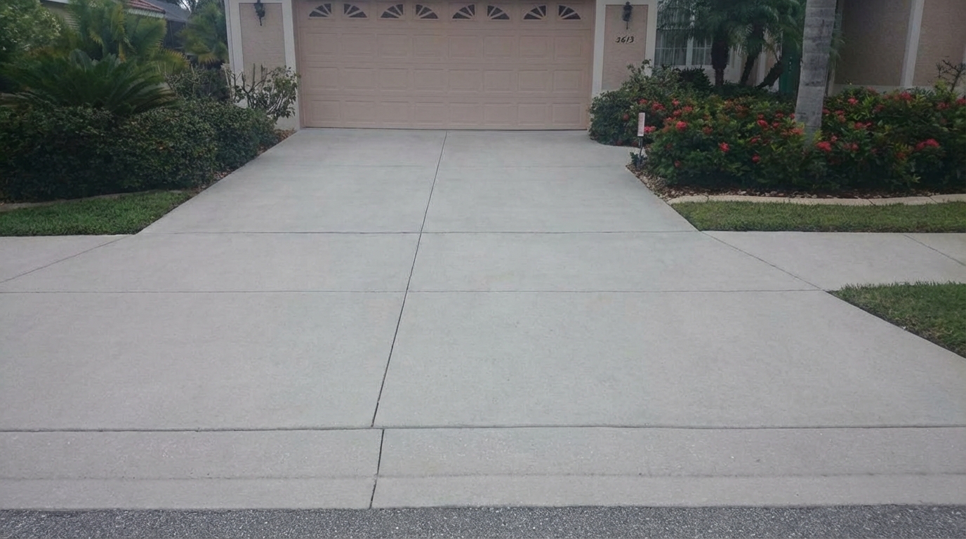 clean driveway